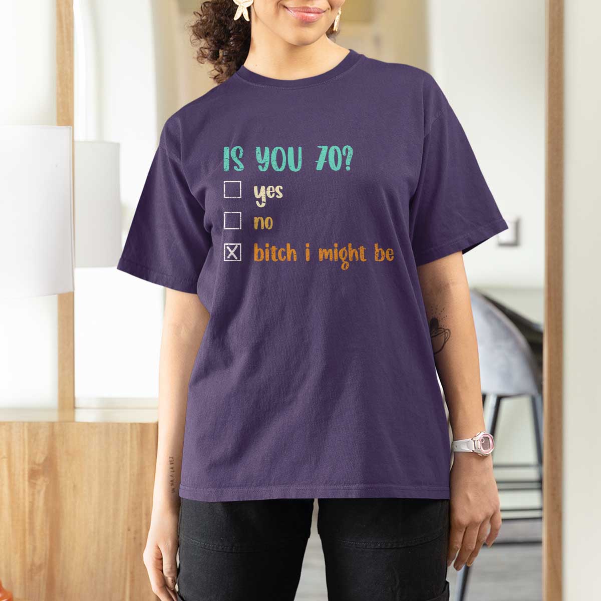70th Birthday T Shirt For Women Funny Is You 70 Gift Idea 70 Year Old