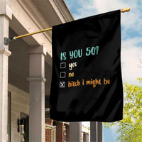 50th Birthday Garden Flag Funny Is You 50 Gift Idea 50 Year Old