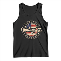 Vintage 1946 Stamp Tank Top Funny 80th Birthday USA Flag 80 Year Old Bday