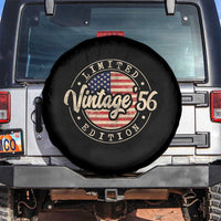 Vintage 1956 Stamp Spare Tire Cover Funny 70th Birthday USA Flag 70 Year Old Bday