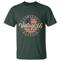 Vintage 1966 Stamp T Shirt Funny 60th Birthday USA Flag 60 Year Old Bday
