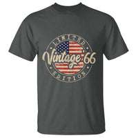 Vintage 1966 Stamp T Shirt Funny 60th Birthday USA Flag 60 Year Old Bday