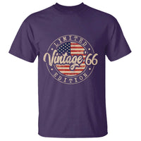 Vintage 1966 Stamp T Shirt Funny 60th Birthday USA Flag 60 Year Old Bday