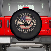 Vintage 1976 Stamp Spare Tire Cover Funny 50th Birthday USA Flag 50 Year Old Bday