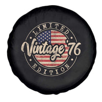 Vintage 1976 Stamp Spare Tire Cover Funny 50th Birthday USA Flag 50 Year Old Bday