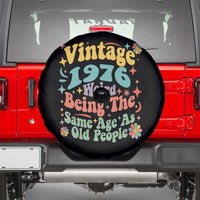 Funny 50th Birthday Spare Tire Cover Retro Groovy 1976 Weird Being The Same Age As Old People