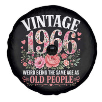 60th Birthday Gifts For Her Spare Tire Cover Floral 1966 Weird Being The Same Age As Old People