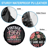60th Birthday Gifts For Her Spare Tire Cover Floral 1966 Weird Being The Same Age As Old People