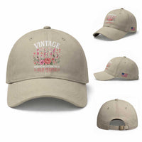 60th Birthday Gifts For Her Baseball Cap Floral 1966 Weird Being The Same Age As Old People