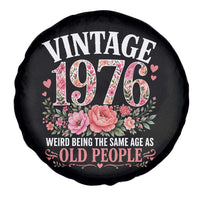 50th Birthday Gifts For Her Spare Tire Cover Floral 1976 Weird Being The Same Age As Old People