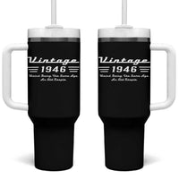 Vintage 80th Birthday Tumbler With Handle 80yr 1946 Weird Being The Same Age As Old People