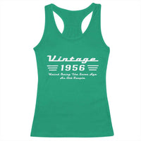 Vintage 70th Birthday Racerback Tank Top 70yr 1956 Weird Being The Same Age As Old People