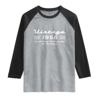 Vintage 70th Birthday Raglan Shirt 70yr 1956 Weird Being The Same Age As Old People