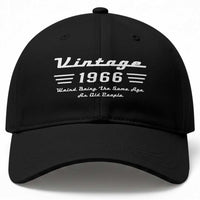 Vintage 60th Birthday Baseball Cap 60yr 1966 Weird Being The Same Age As Old People