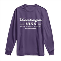Vintage 60th Birthday Long Sleeve Shirt 60yr 1966 Weird Being The Same Age As Old People