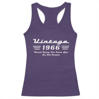 Vintage 60th Birthday Racerback Tank Top 60yr 1966 Weird Being The Same Age As Old People
