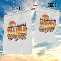 Funny 80th Birthday Garden Flag Retro 1946 Weird Being The Same Age As Old People