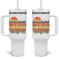 Funny 80th Birthday Tumbler With Handle Retro 1946 Weird Being The Same Age As Old People