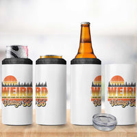 Funny 70th Birthday 4 in 1 Can Cooler Tumbler Retro 1956 Weird Being The Same Age As Old People