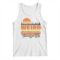 Funny 70th Birthday Tank Top Retro 1956 Weird Being The Same Age As Old People