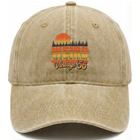 Funny 70th Birthday Washed Cotton Baseball Cap Retro 1956 Weird Being The Same Age As Old People