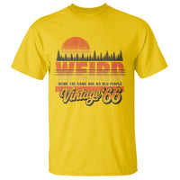Funny 60th Birthday T Shirt Retro 1966 Weird Being The Same Age As Old People