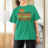 Funny 60th Birthday T Shirt For Women Retro 1966 Weird Being The Same Age As Old People