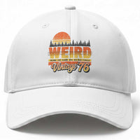 Funny 50th Birthday Baseball Cap Retro 1976 Weird Being The Same Age As Old People