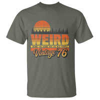 Funny 50th Birthday T Shirt Retro 1976 Weird Being The Same Age As Old People
