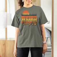Funny 50th Birthday T Shirt For Women Retro 1976 Weird Being The Same Age As Old People