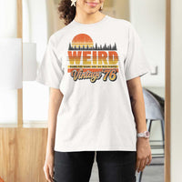 Funny 50th Birthday T Shirt For Women Retro 1976 Weird Being The Same Age As Old People