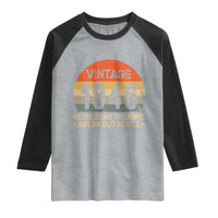 80th Birthday Raglan Shirt Retro 1946 Weird Being The Same Age As Old People