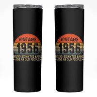 70th Birthday Skinny Tumbler Retro 1956 Weird Being The Same Age As Old People