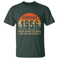 70th Birthday T Shirt Retro 1956 Weird Being The Same Age As Old People