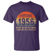 70th Birthday T Shirt Retro 1956 Weird Being The Same Age As Old People