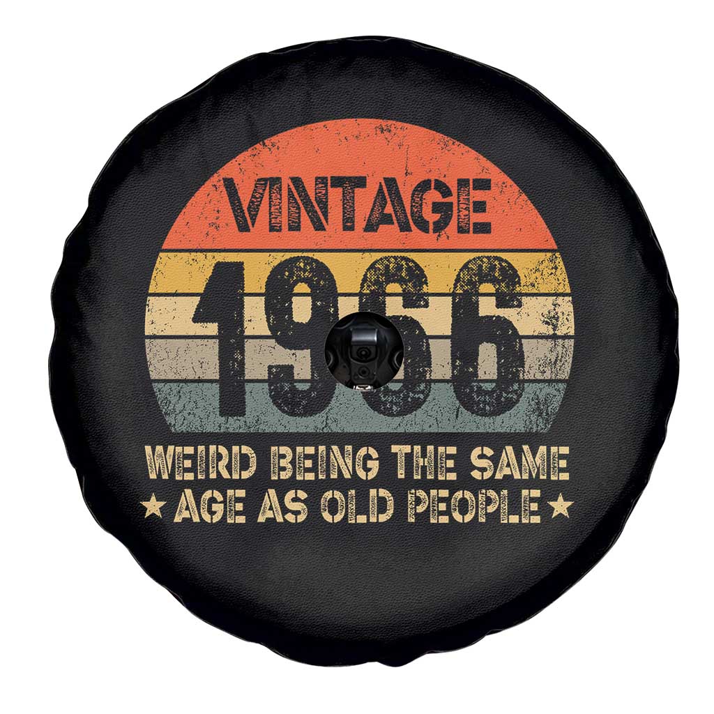 60th Birthday Spare Tire Cover Retro 1966 Weird Being The Same Age As Old People
