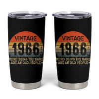 60th Birthday Tumbler Cup Retro 1966 Weird Being The Same Age As Old People