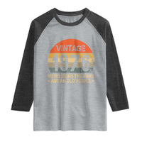 50th Birthday Raglan Shirt Retro 1976 Weird Being The Same Age As Old People