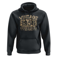 70th Birthday Gift For Men Hoodie Retro Camo 1956 Weird Being The Same Age As Old People