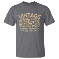 70th Birthday Gift For Men T Shirt Retro Camo 1956 Weird Being The Same Age As Old People