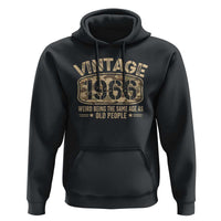 60th Birthday Gift For Men Hoodie Retro Camo 1966 Weird Being The Same Age As Old People