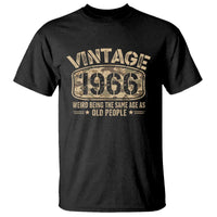 60th Birthday Gift For Men T Shirt Retro Camo 1966 Weird Being The Same Age As Old People