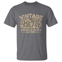 50th Birthday Gift For Men T Shirt Retro Camo 1976 Weird Being The Same Age As Old People