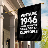 Funny 80th Birthday Garden Flag Turning 80 Year Old Gifts Weird Being The Same Age As Old People