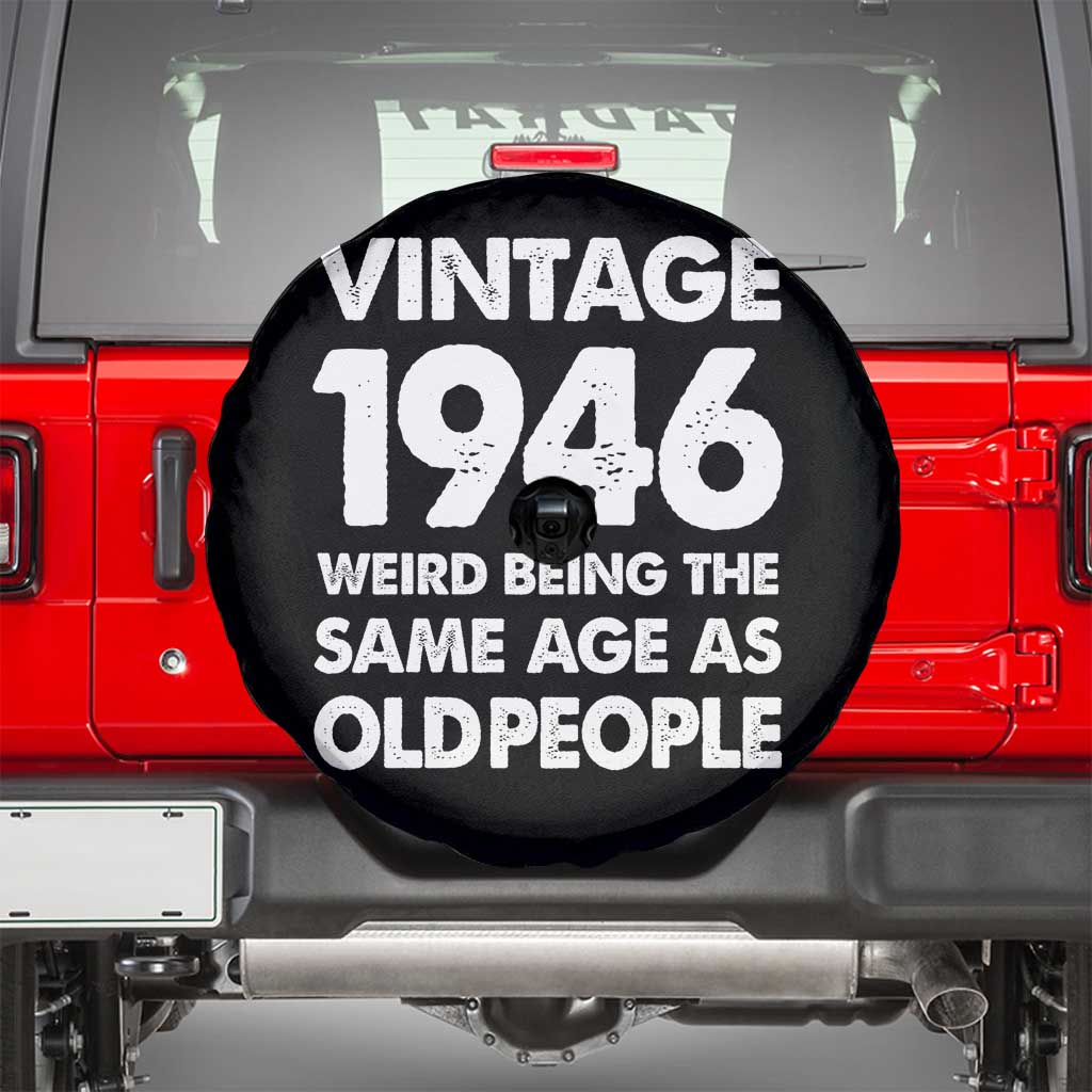 Funny 80th Birthday Spare Tire Cover Turning 80 Year Old Gifts Weird Being The Same Age As Old People