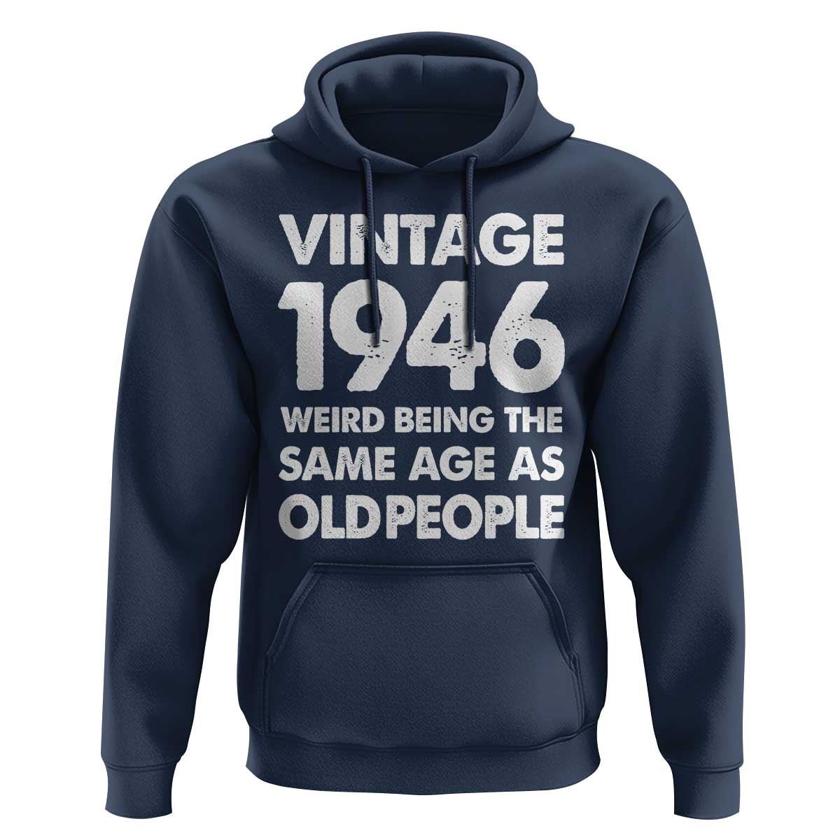 Funny 80th Birthday Hoodie Turning 80 Year Old Gifts Weird Being The Same Age As Old People