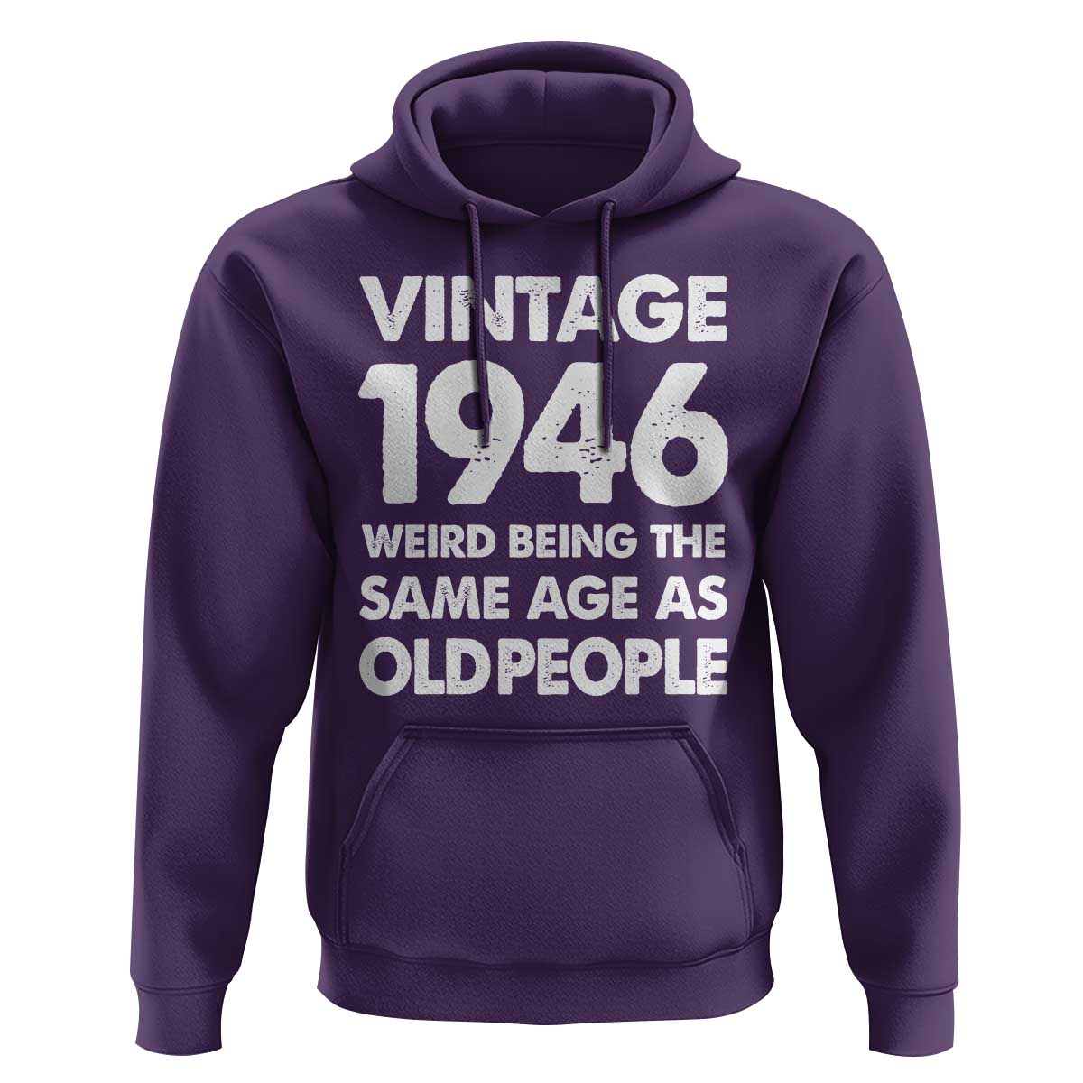 Funny 80th Birthday Hoodie Turning 80 Year Old Gifts Weird Being The Same Age As Old People