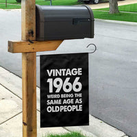 Funny 60th Birthday Garden Flag Turning 60 Year Old Gifts Weird Being The Same Age As Old People