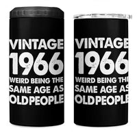 Funny 60th Birthday 4 in 1 Can Cooler Tumbler Turning 60 Year Old Gifts Weird Being The Same Age As Old People