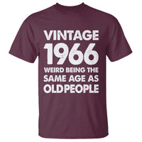Funny 60th Birthday T Shirt Turning 60 Year Old Gifts Weird Being The Same Age As Old People